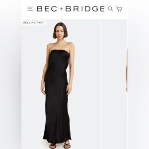 Bec and Bridge moon dance strapless dress